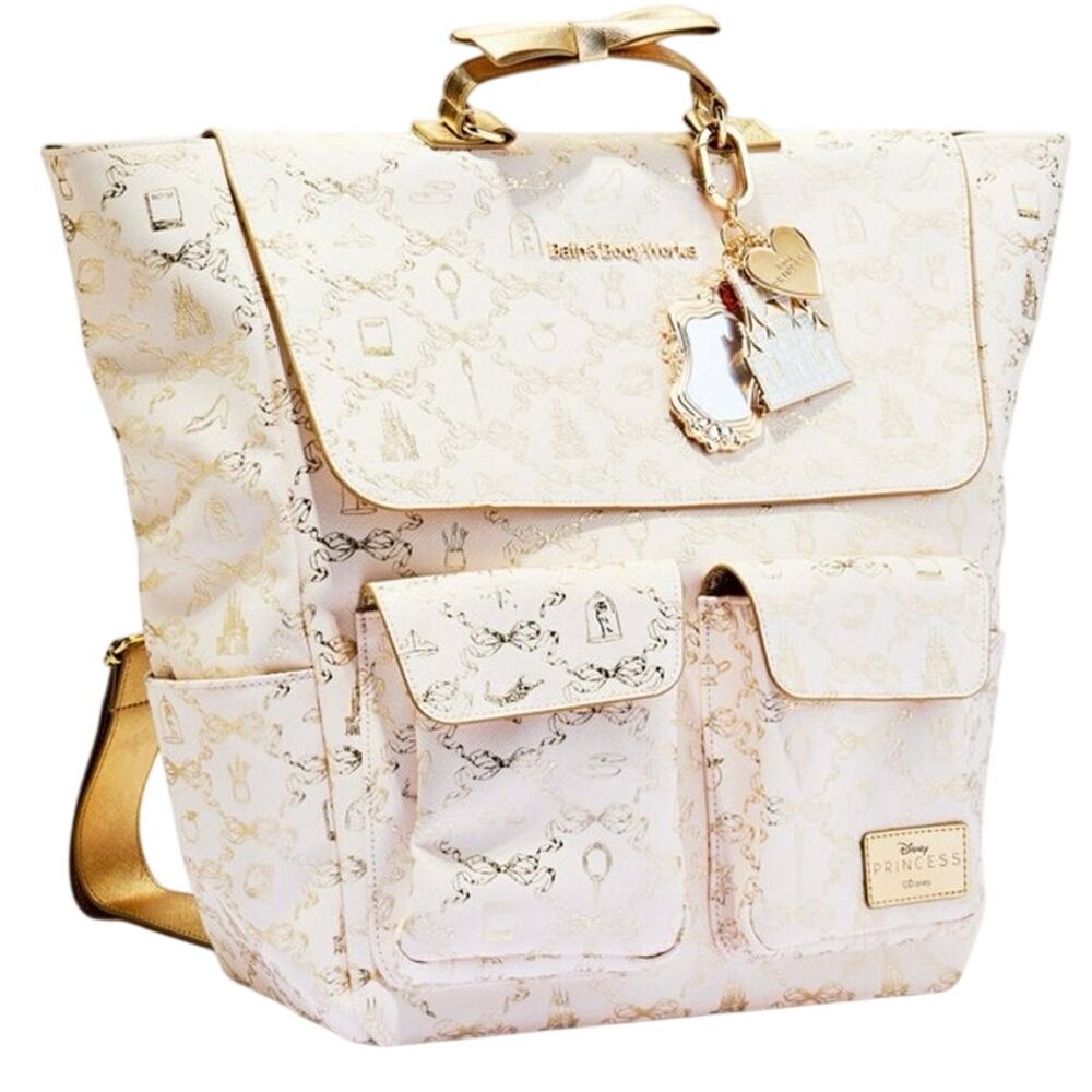 NEW [LIMITED EDITION] DISNEY PRINCESS BACKPACK BATH AND BODY GOLDEN MIRROR PURSE